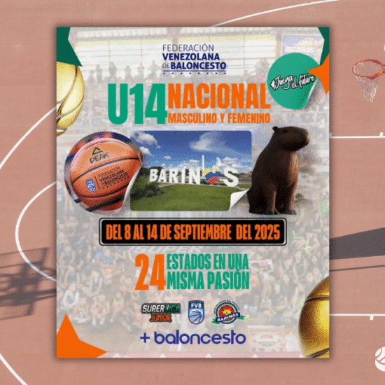 Sucre Campeonato Nacional U14 baloncesto
